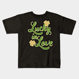 Lucky in love Kids T-Shirt